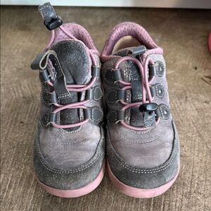 Geox Kids Sneakers in Pink and Gray